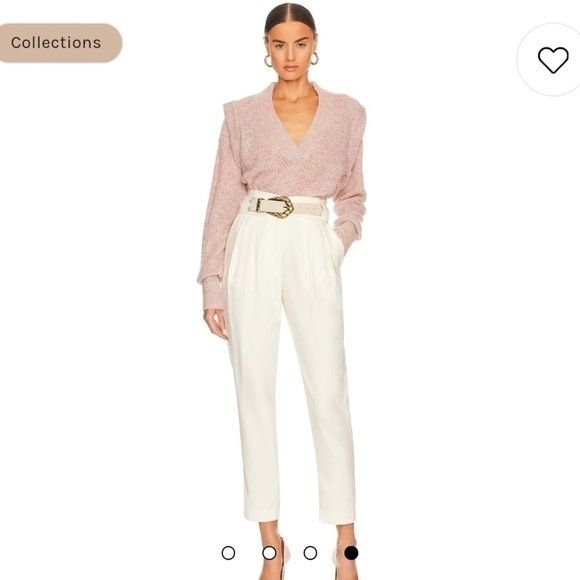 IRO Nahima pant ecru 8 NWT - Picture 1 of 9
